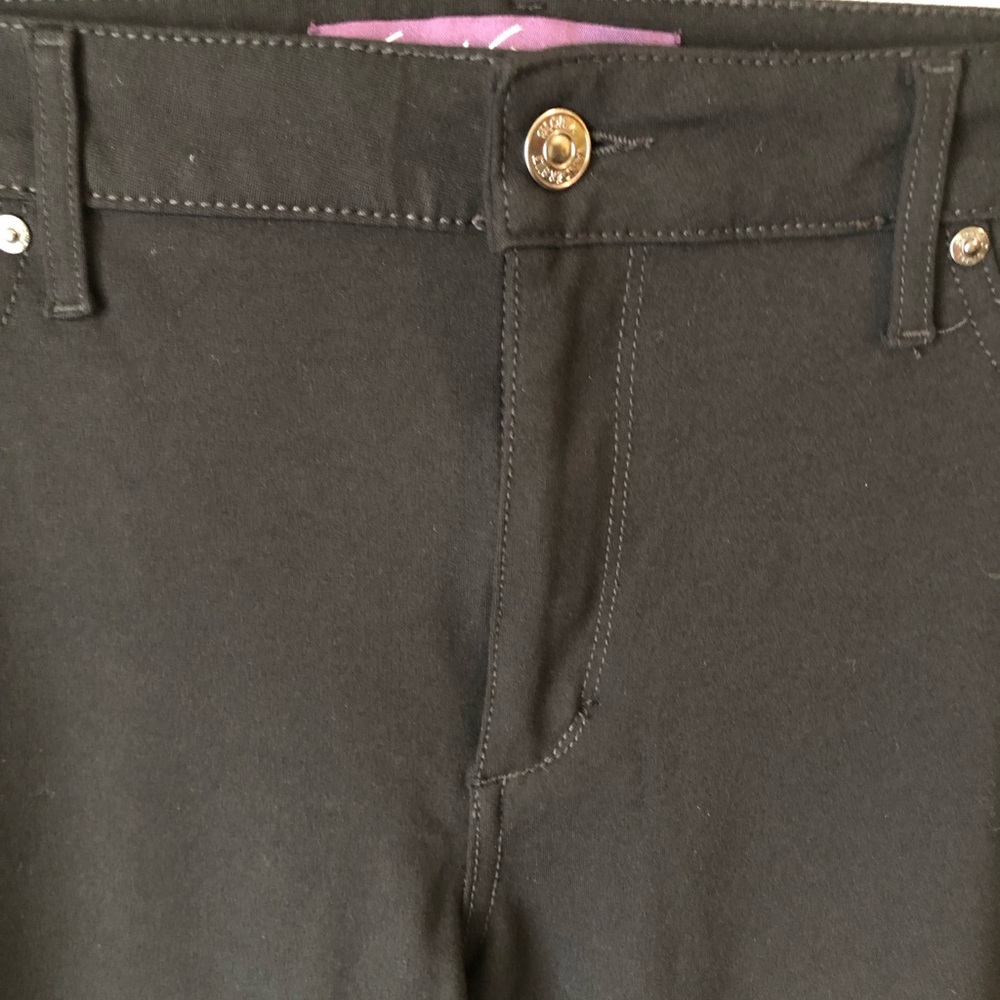 Gloria Vanderbilt black stretchy slim leg jeans - Size 16 - Picture 4 of 8